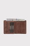 Zoozie Bags Cartera de Hombre Crazy Brown Piel Auténtica Elegante Sofisticada Color Marrón 9.5x2x10.5 cm
